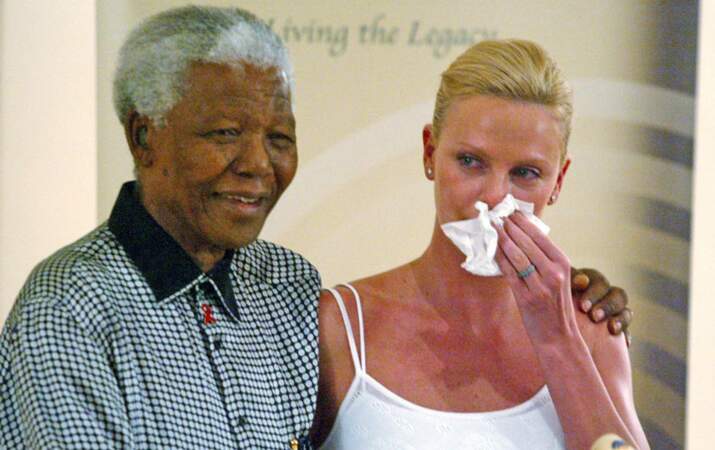 Pour la sud-africaine Charlize Theron, cette rencontre a suscité une émotion toute particulière