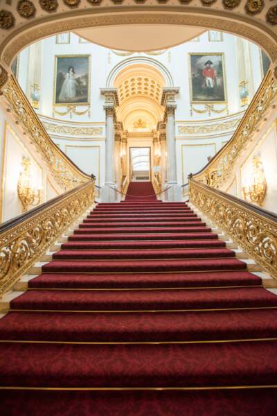 L'escalier monumental de Buckingham Palace