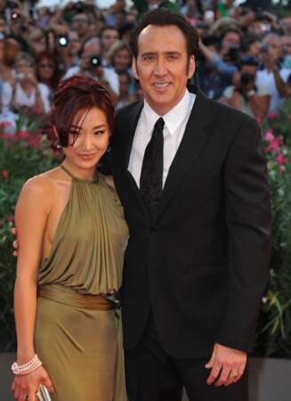 Nicolas Cage et son épouse Alice Kim 