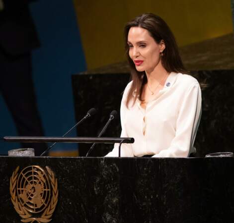 Angelina Jolie a tenu un discours poignant face aux membres de l'ONU