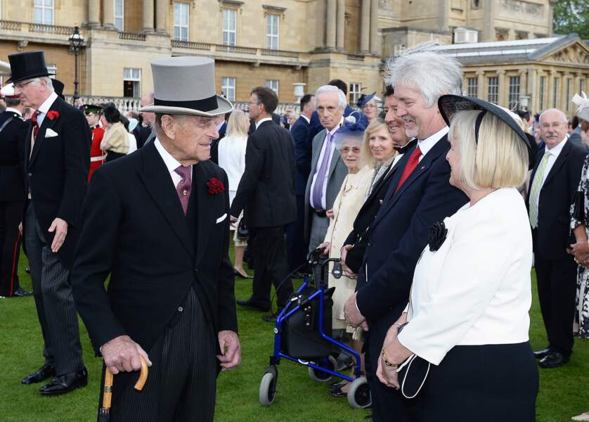 Le prince Philip à la garden party de Buckingham Palace