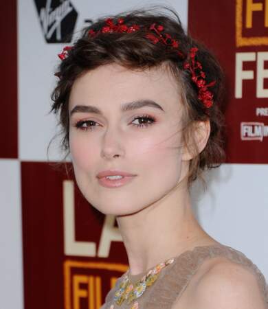 10 coiffures pour cheveux courts - Keira Knightley