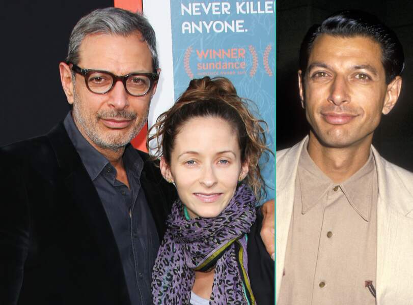 Jeff Goldblum aujourd'hui à 63 ans et à 33 ans, l'âge actuel de sa femme Emilie Livingston 