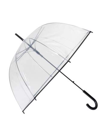 Parapluie transparent, 7,99 euros, Gemo