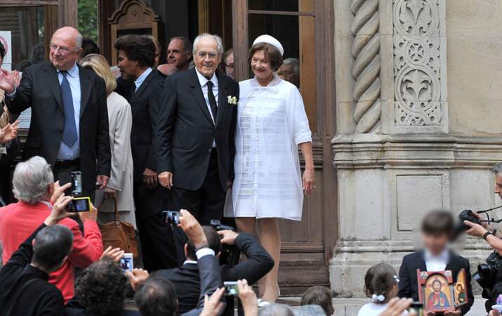 Macha Méril et Michel Legrand se sont mariés à l'église ce jeudi