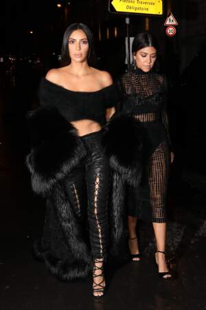 Kim Kardashian et sa soeur Kourtney 