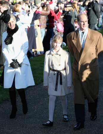 La comtesse Sophie, Lady Louise Windsor et le prince Edward, comte du Wessex