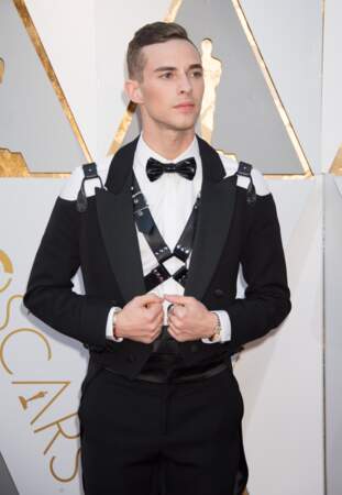 Adam Rippon à la 90e cérémonie des Oscars, en 2018