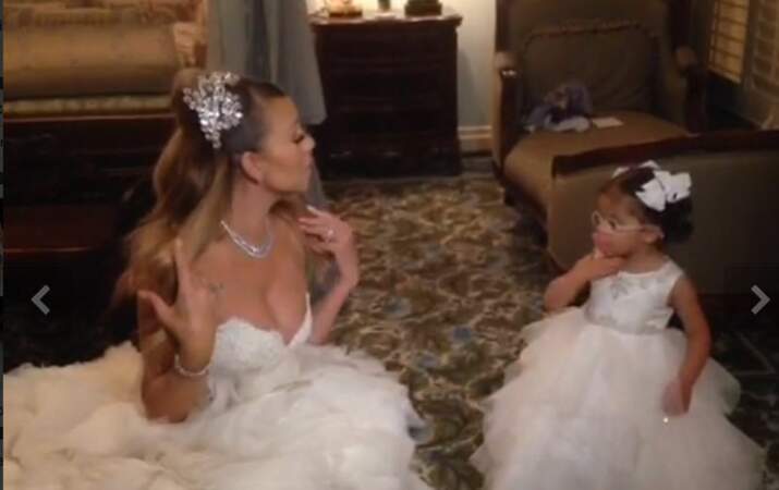 Mariah Carey et sa fille, Monroe