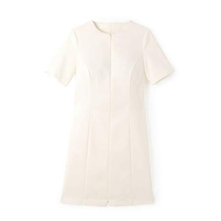 Robe blanche, La Redoute, actuellement en promo À 20€ 