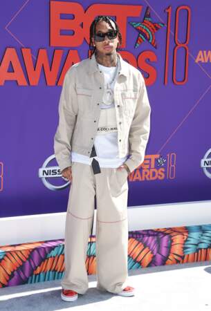 Tyga aux BET Awards 2018, à Los Angeles, le 24 juin 2018