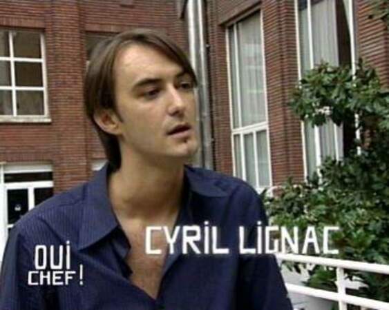 Cyril Lignac en 2005, à l'époque de ses premiers pas médiatiques dans Oui Chef !