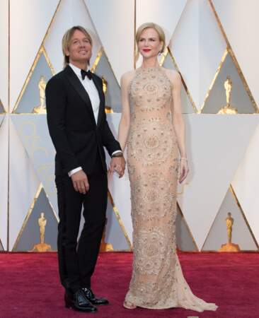 Les plus beaux couples des Oscars 2017 : Keith Urban et Nicole Kidman