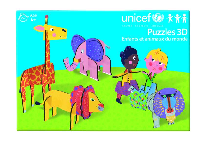 Puzzles 3D. 13€, Unicef.