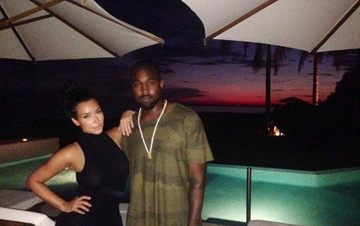 Kim et Kanye viennent souvent au Mexique en amoureux