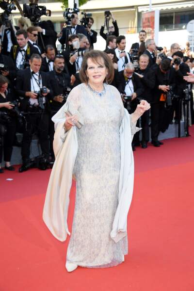 Cannes - Montée des Marches pour le 70ème anniversaire : Claudia Cardinale  