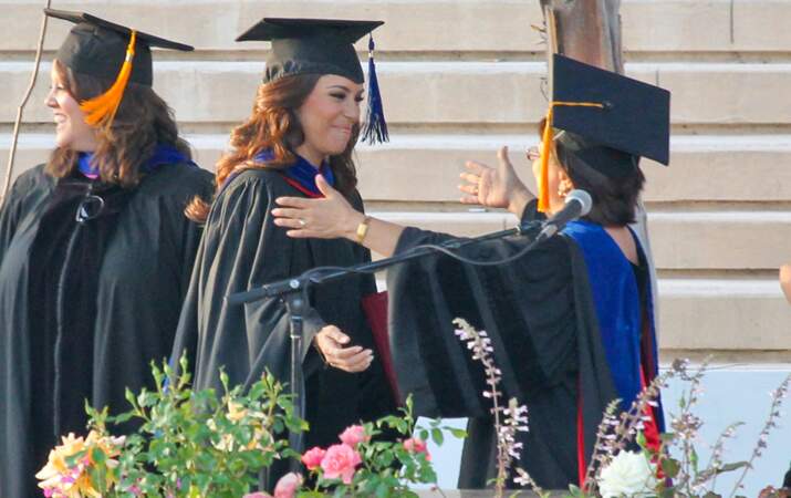Eva Longoria récupère son diplôme