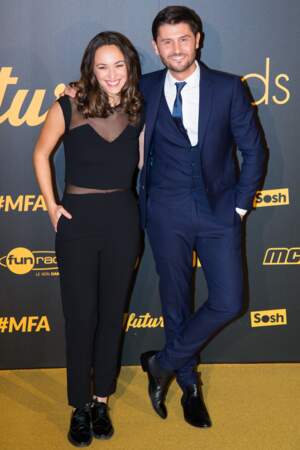 Christophe Beaugrand et Audrey Pirault aux Melty Future Awards 2016