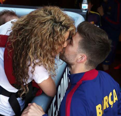 ... et le baiser de Shakira à son amoureux victorieux