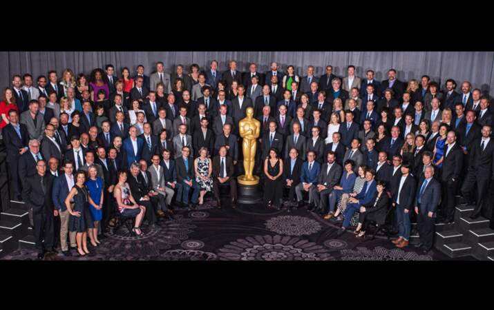 Les nommés aux Oscars, toutes catégories confondues. On vous laisse retrouver Marion Cotillard sur la photo !