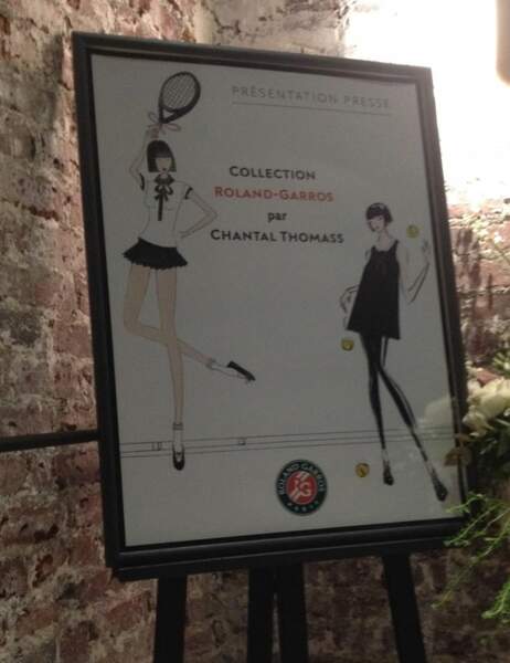 Présentation de la collection Chantal Thomas pour Roland Garros, inspirée des années 20