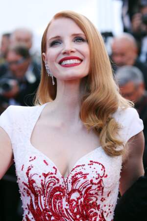 Jessica Chastain et ses ondulations hollywoodiennes 