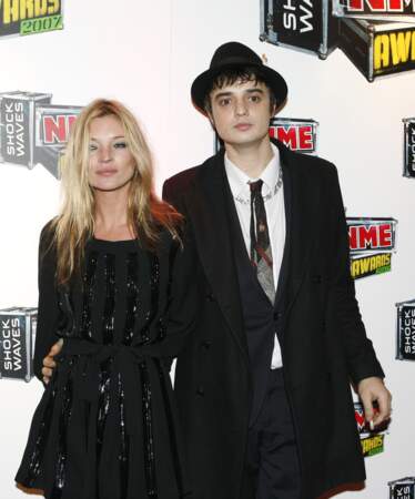 Kate Moss et Pete Doherty en couple de 2005 à 2007