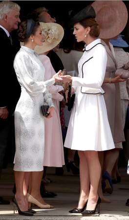 Kate Middleton avec sa robe patineuse
