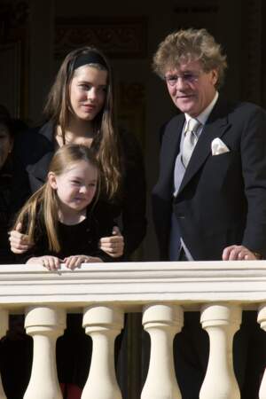 19 novembre 2008 : Charlotte Casiraghi, 22 ans, avec son beau père, Ernst-August de Hanovre et sa soeur Alexandra