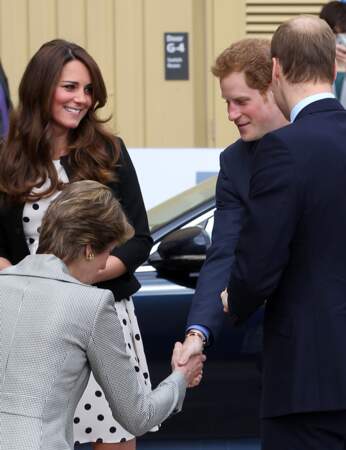 Kate Middleton, le prince Harry et le prince William