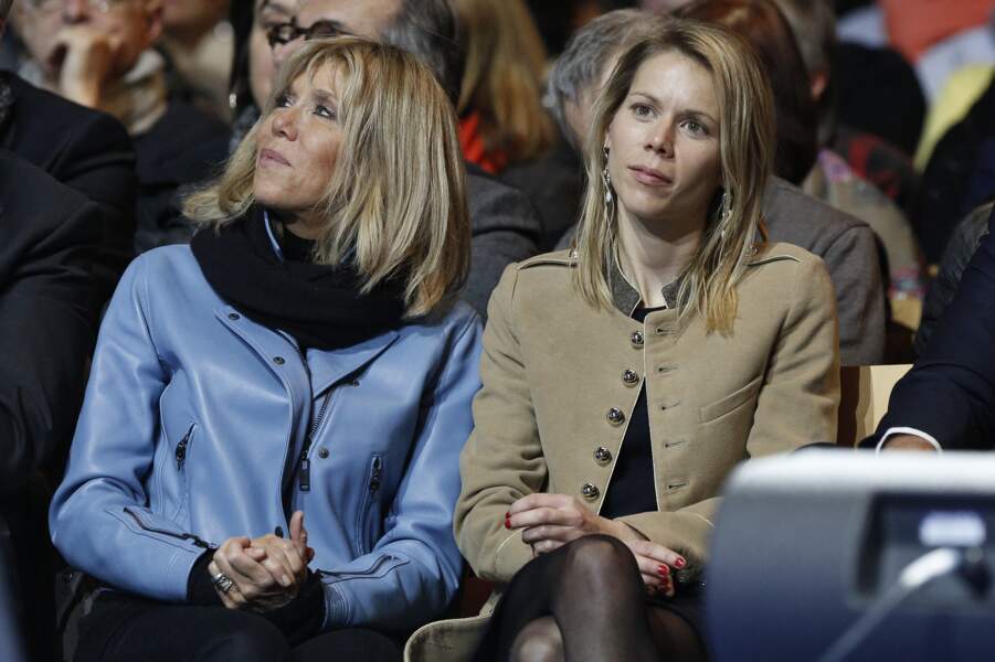 Tiphaine Auzière, la belle-fille d'Emmanuel Macron, aux côtés de sa mère Brigitte Trogneux