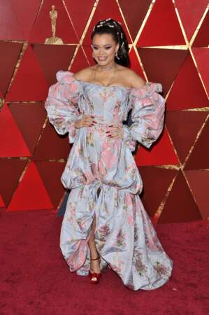 Andra Day à la 90e cérémonie des Oscars, à Los Angeles le 4 mars 2018