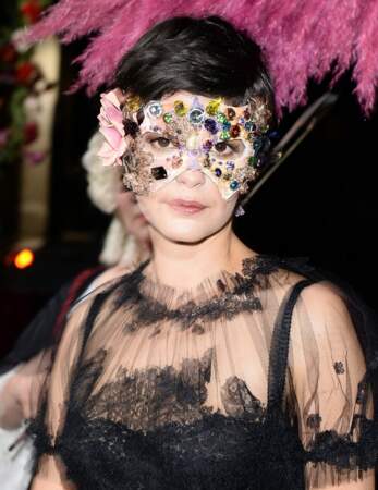 Audrey Tautou au bal masqué donné par Dolce & Gabbana