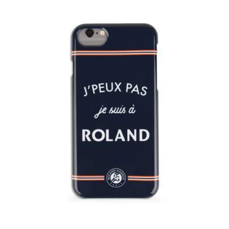 Roland-Garros 2017 : coque de portable "J'peux pas, j'suis à Roland", 20€