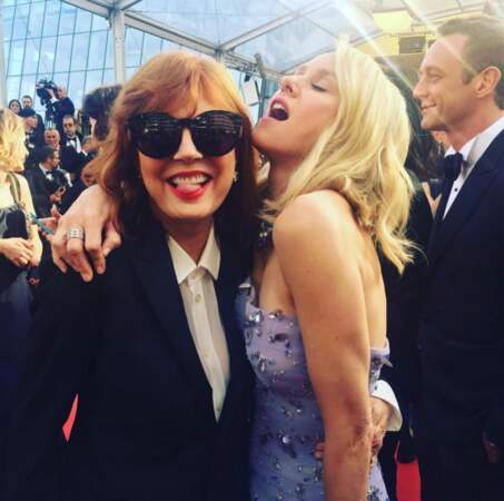 Insta Cannes 2016 : Susan Sarandon et Naomi Watts, présentes pour L'Oréal, s'adorent vraiment BEAUCOUP.