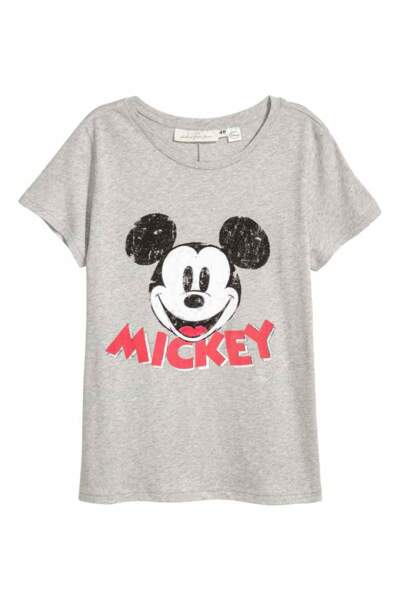 T-shirt Mickey, H&M, 9,99€