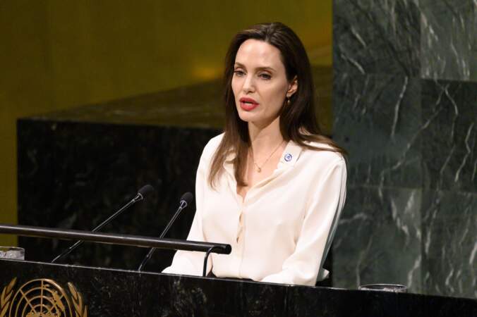 Angelina Jolie a exprimé ses idées, opposées à celles de Donald Trump