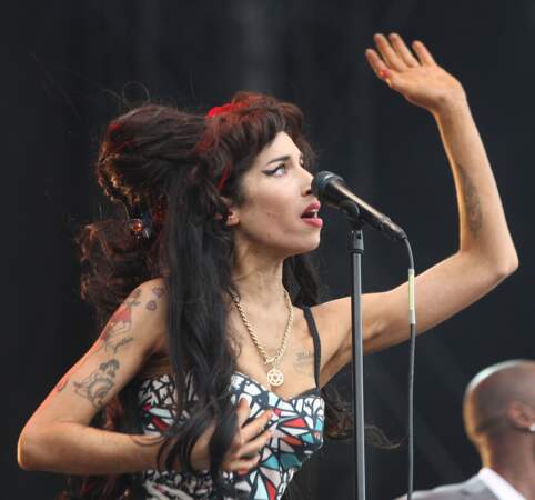 Le tatouage coeur d'Amy Winehouse