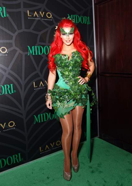 Halloween et les stars : Kim Kardashian sexy en Poison Ivy