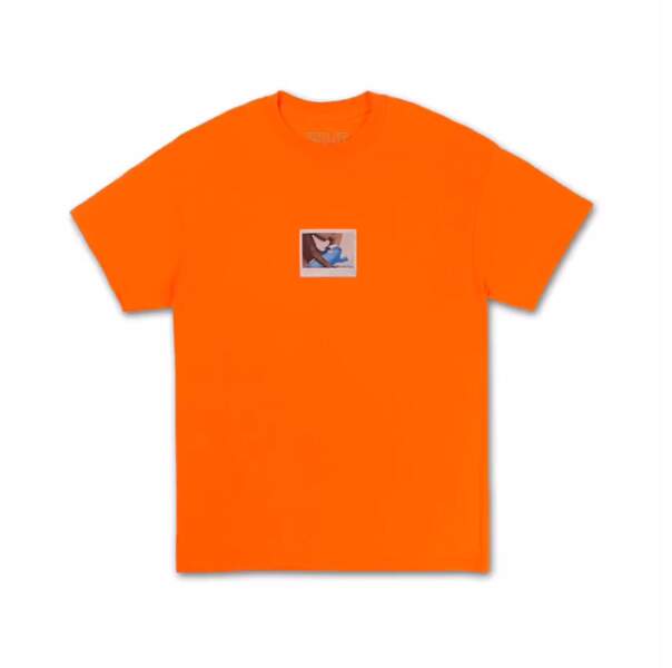 The Kylie Shop : t-shirt orange imprimé photo