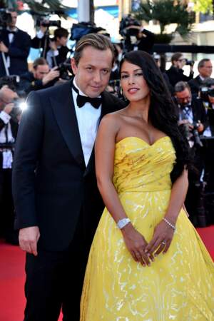 Ayem Nour et Vincent Miclet au Festival de Cannes, en 2015