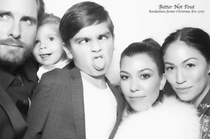 Le Noël des Kardashians : Kourtney, son petit ami Scott Disick et leurs enfants