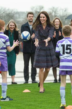 Kate Middleton et le prince William au Trocadéro