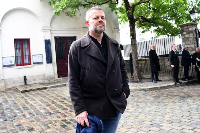 Eric Naulleau aux obsèques de Dick Rivers à Paris