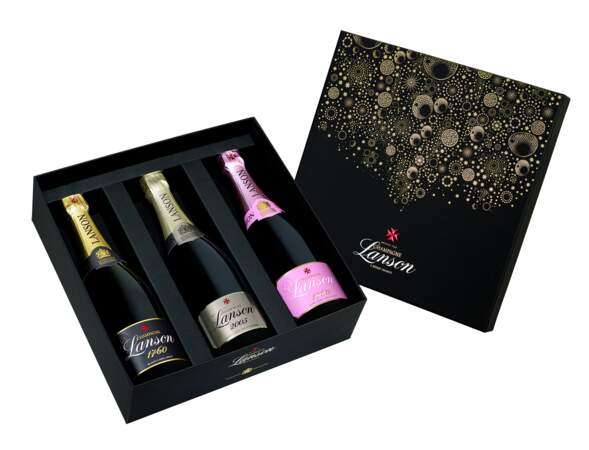 Coffret Champagne 3 bouteilles 132 € - Lanson