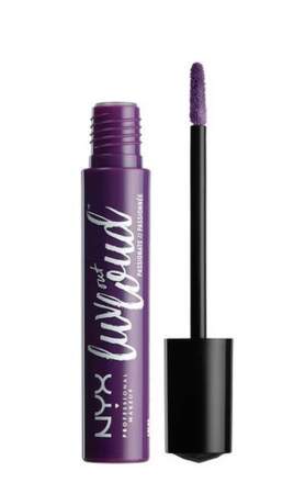 Ultra-Violet : Luv out loud rouge à lèvres liquide Brave, NYX Professional, 7,90 euros