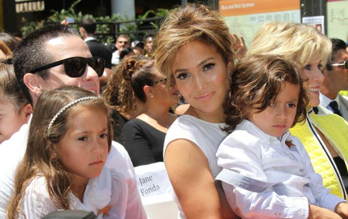 Casper Smart, Jennifer Lopez et ses enfants, Max et Emme 