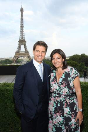Tom Cruise et... Anne Hidalgo à l'Avant-première parisienne de Mission: Impossible - Fallout'