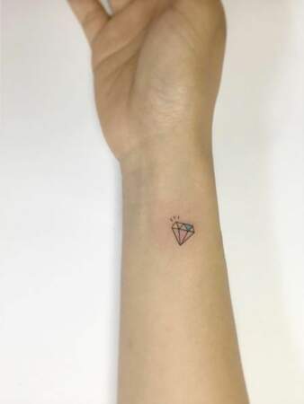 Les plus beaux tatouages diamant repérés sur Pinterest