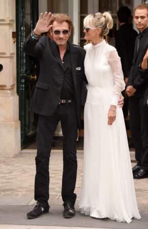 Défilé Christian Dior haute couture 2016-2017 : Les Hallyday beaux comme des jeunes mariés